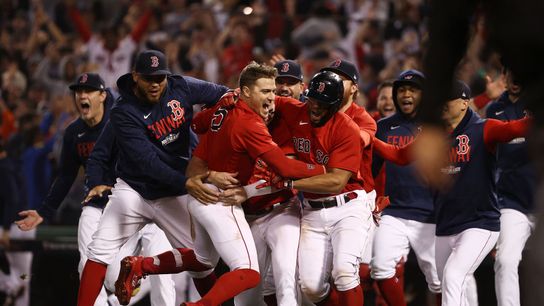 FINAL, ALDS Game 4: Red Sox 6, Rays 5 - Hernandez sac fly ends it taken at Fenway Park  (Red Sox)